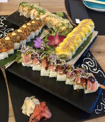 Black DragonMango Ika RollTataki Sake RollWakame Sake Roll